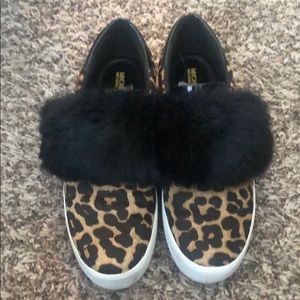 Michael Kors leopard sneakers